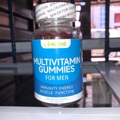 Multivitamin Gummies for Men | Dietary Supplement for Heart, Prostate, Energy, and Immunity