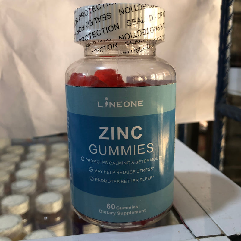 Zinc Gummies (30mg) | Dietary Supplement for Mood, Fertility, Sleep, and Stress