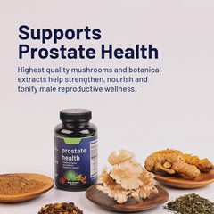 Prostate Health Capsule with Saw Palmetto, Mushrooms, and Stinging Nettle