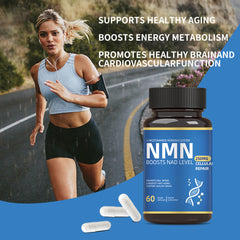 NMN (Nicotinamide Mononucleotide) Capsules | Dietary Supplement for Anti-aging, DNA Repair, Longevity, Energy, and Cognition