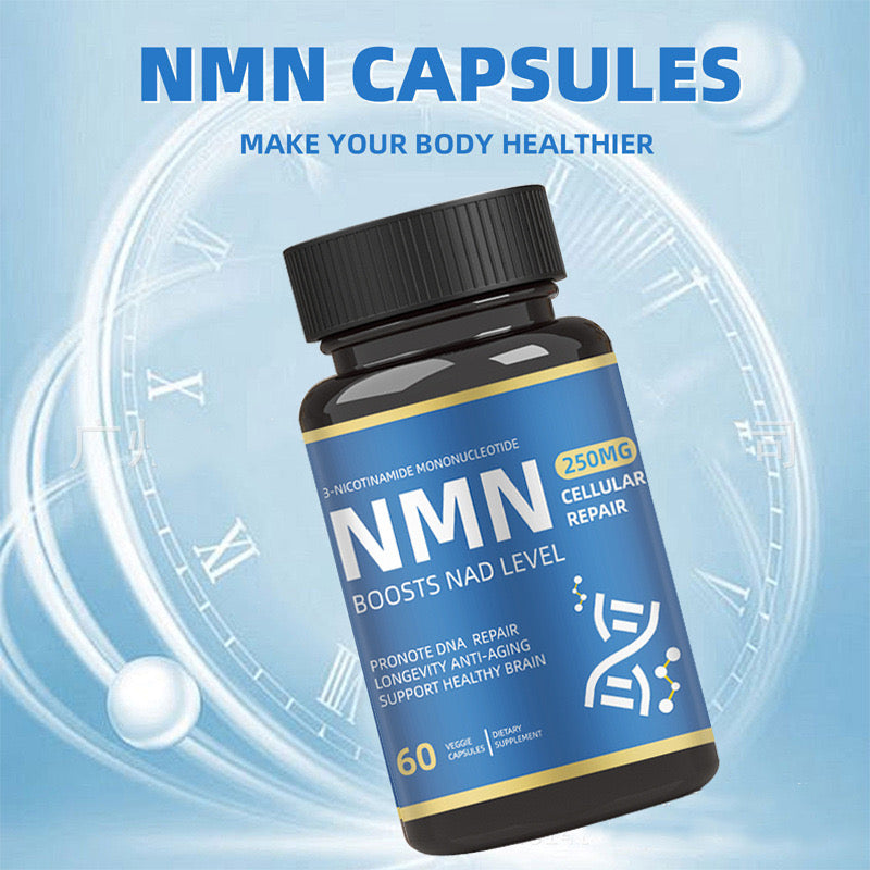 NMN (Nicotinamide Mononucleotide) Capsules | Dietary Supplement for Anti-aging, DNA Repair, Longevity, Energy, and Cognition