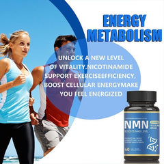 NMN (Nicotinamide Mononucleotide) Capsules | Dietary Supplement for Anti-aging, DNA Repair, Longevity, Energy, and Cognition