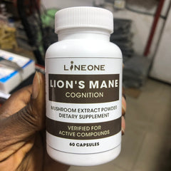 Lion’s Mane Mushroom Capsules with Beta-Glucans (1300mg) | Nootropic Supplement for Cognitive Function, Nerve Growth, and Anti-Inflammatory