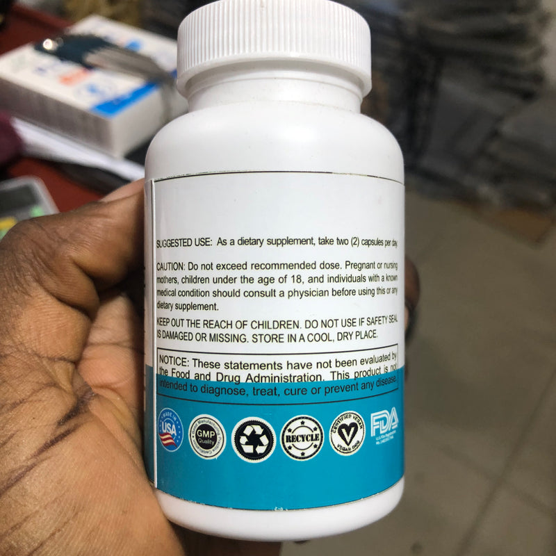 Brain Health Capsules | Dietary Supplement for Retentive Memory, Focus, Cognitive Function, and Brain Health