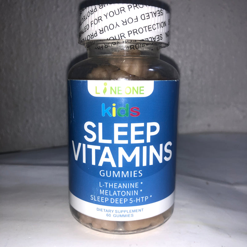 Kids Sleep Vitamins Gummies with with L-Theanine, Melatonin, and Passionflower | Dietary Supplement for Sleep, Insomnia, and Relaxation