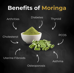 Moringa Leaf Powder (907g) | Dietary Supplement for Blood Sugar, Heart, Immunity, Energy, and Antioxidants