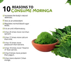 Moringa Leaf Powder (907g) | Dietary Supplement for Blood Sugar, Heart, Immunity, Energy, and Antioxidants