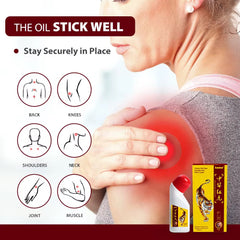 Chinese Red Tiger Shoulder Pain Relief Oil (50ml) | Medicated Oil for Arthritis, Numbness, Joint Pain, and Stiff Muscles