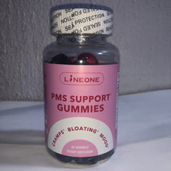PMS Support Gummies with Chasteberry and Cranberry | Dietary Supplement for Menstrual Cramps, Bloating, and Mood Swings