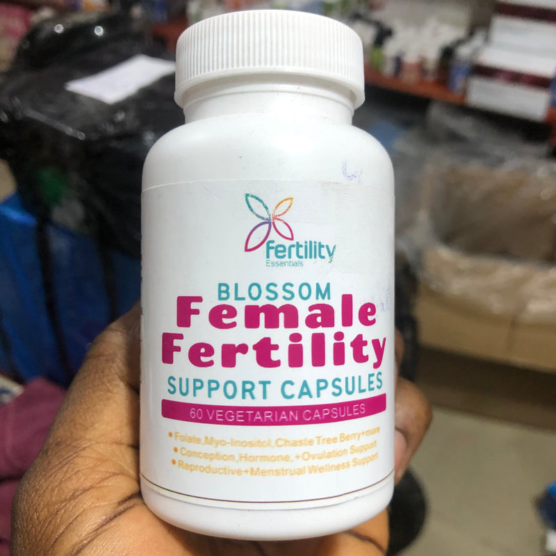 Female Fertility Support Capsules with Folate, Zinc, and Myo-Inositol | Dietary Supplement for Conception, Hormonal Balance, and Reproductive Health