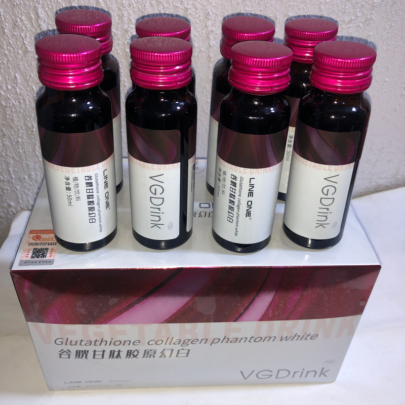 VGDrink with Glutathione and Collagen (8 bottles, 400ml, 6000mg collagen)