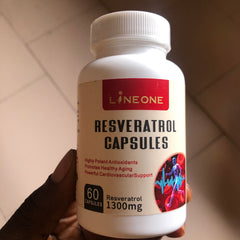 Resveratrol Capsules with Japanese Knotweed and Vitamin C | Dietary Supplement for Anti-Aging, Cardiovascular Health, Cognitive Function, and Longevity