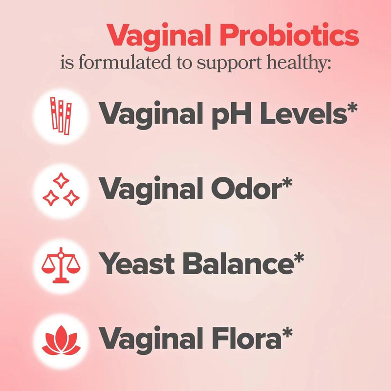 Vaginal Probiotic Capsule | Dietary Supplement for Vaginal pH Levels, Vaginal Odor, Vaginal Discharge, and Yeast Balance