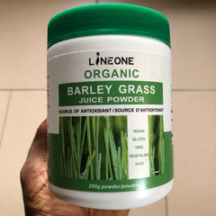 Organic Barley Grass Juice Powder (250g size, 4000mg barley grass, 114 servings)