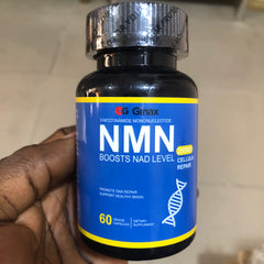 GINAX NMN (Nicotinamide Mononucleotide) Capsules | Dietary Supplement for Anti-aging, DNA Repair, Longevity, Energy, and Cognition