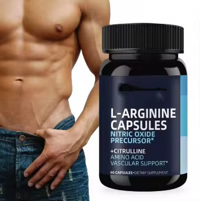 L-Arginine Capsules with L-Citrulline and Beet Root | Dietary Supplement for Strength, Blood Flow, Endurance, Stamina, and Muscle Growth