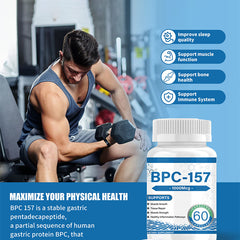 GINAX BPC-157 Capsule (1000mcg) | Dietary Supplement for Muscle Growth, Tissue Repair, Muscle Strength, and Health Inflammation