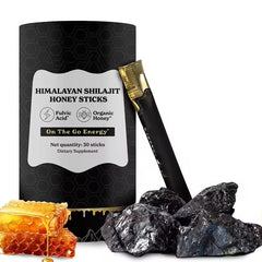 Pure Himalayan Shilajit Honey Sticks with Saffron (30 sachets, Syrup form) | Dietary Supplement for Energy, Stamina, Endurance, Cognitive Function, Skin, and Bone Health