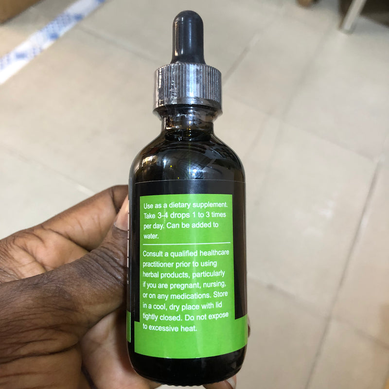 GINAX Liquid Chlorophyll Drops (60ml, 6000mg, Peppermint flavour)