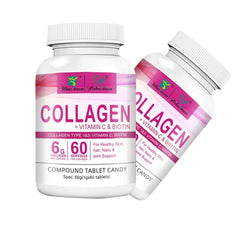 Collagen Tablets with Vitamin C and Biotin (6000mg collagen)