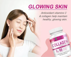 Collagen Tablets with Vitamin C and Biotin (6000mg collagen)