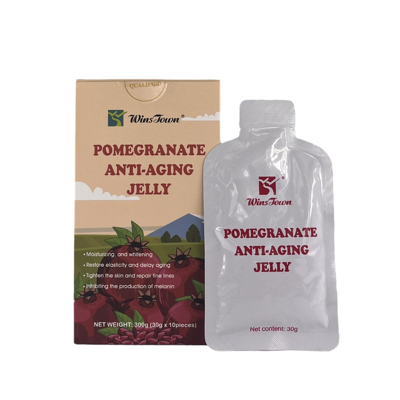 Pomegranate Anti-Aging Jelly | Dietary Supplement for Skincare, Immunity, and Bone Health