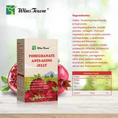 Pomegranate Anti-Aging Jelly | Dietary Supplement for Skincare, Immunity, and Bone Health