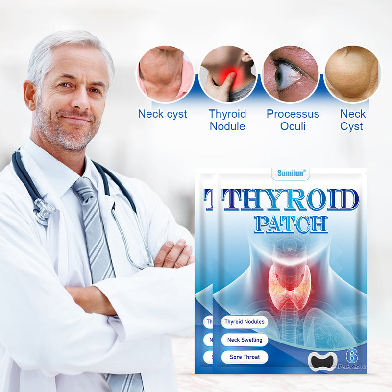 Thyroid Patch | Medicated Patch for Thyroid Nodules, Neck Swelling, Sore Throat