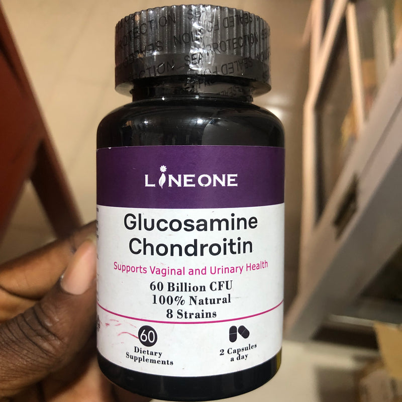 Glucosamine and Chondroitin Capsules with Probiotics (2100mg, 60 billion CFUs) | Dietary Supplement for Bone, Joints, Gut, Digestive, and Urinary Tract Health