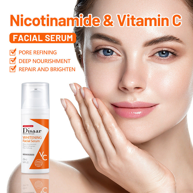 DISAAR Whitening Face Serum with Vitamin C, Nicotinamide, and Hyaluronic Acid (50ml)