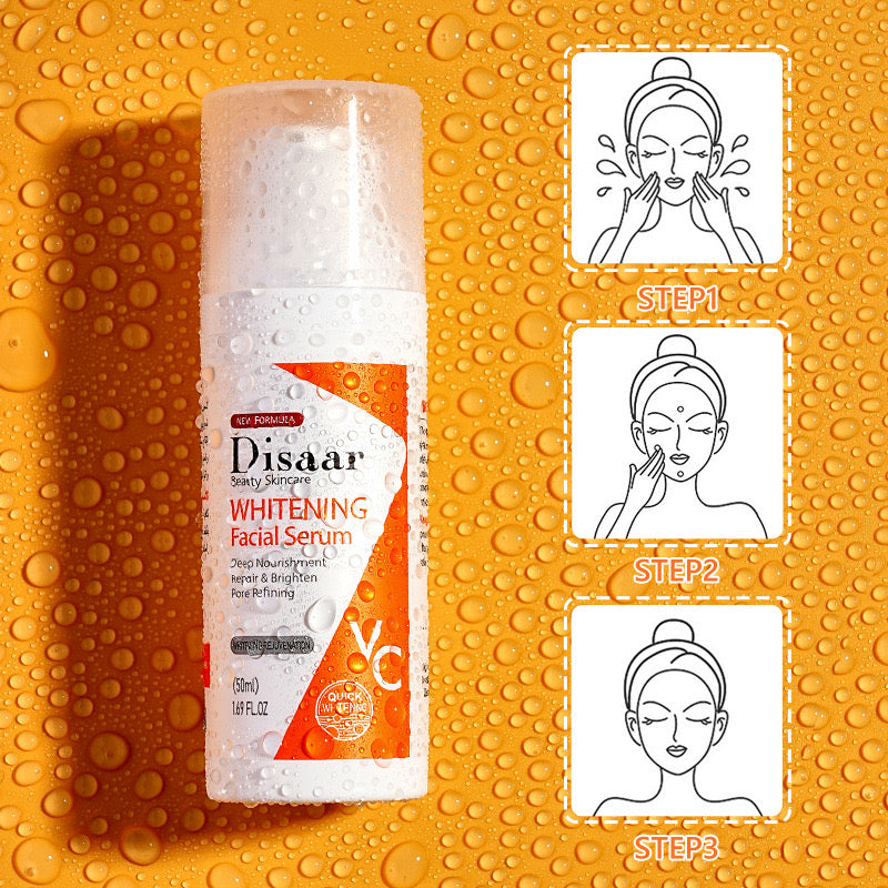 DISAAR Whitening Face Serum with Vitamin C, Nicotinamide, and Hyaluronic Acid (50ml)