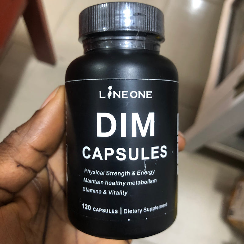 DIM (Diindolylmethane) Capsules with BioPerine | Dietary Supplement for Hormonal Balance, Physical Strength, Metabolism, and Detoxification