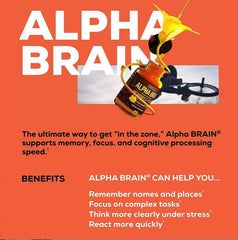 GINAX Alpha Brain Capsules | Dietary Supplement for Memory, Focus, Mental Energy, and Brain Health