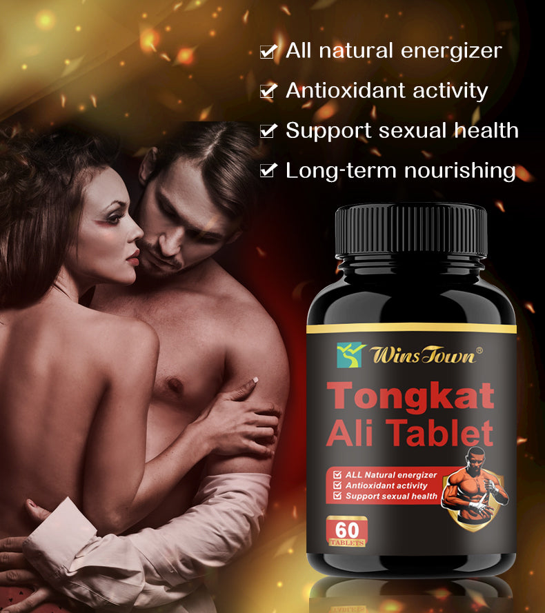 Tongkat Ali (Longjack) Tablet with Panax Ginseng, Maca, and Tribulus Terrestris | Dietary Supplement for Energy and Sexual Health