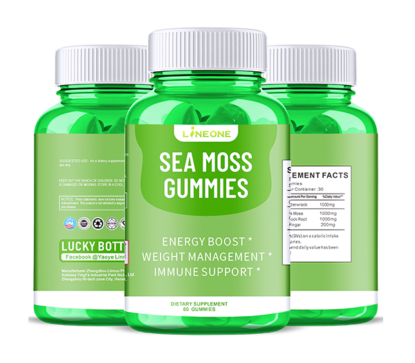 Sea Moss Gummies (1000mg) with Bladderwrack, Burdock Root and ACV | Ginax  Store