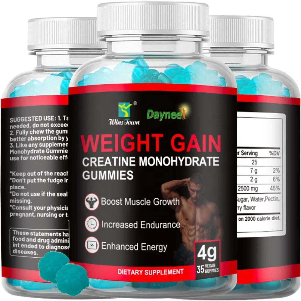 Weight Gain Creatine Monohydrate Gummies (35 gummies) | Dietary Supple