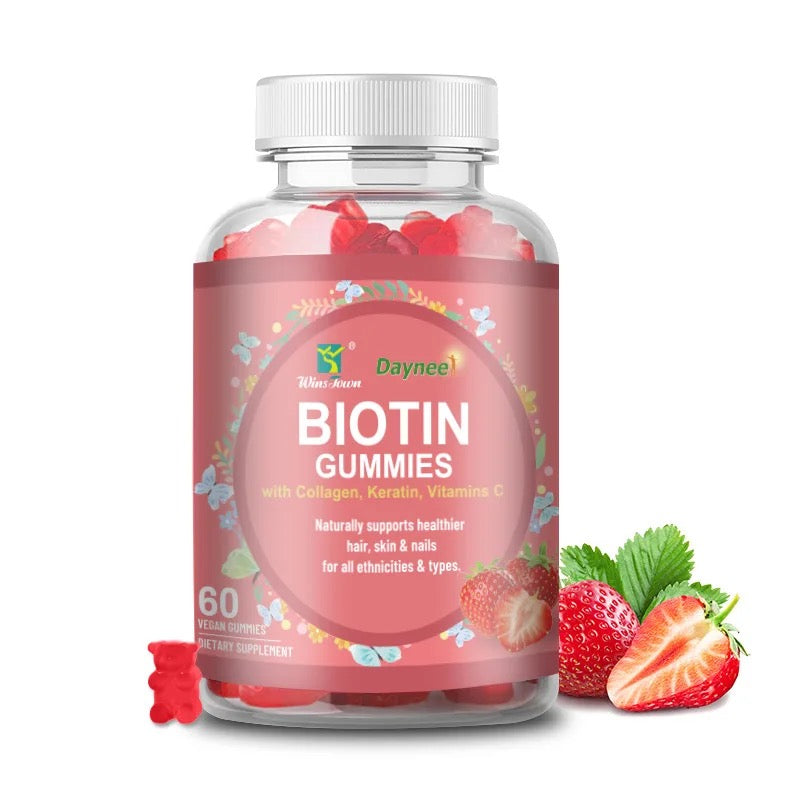 Biotin Gummies with Collagen, Vitamin C and Keratin