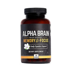 Alpha Brain Capsule | Dietary Supplement for Retentive Memory, Focus, Cognitive Support, and Brain Health
