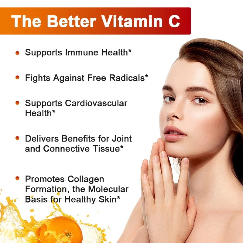 Vitamin C Gummies (200mg) | Dietary Supplement for Antioxidant, Immunity, Skin and Cardiovascular