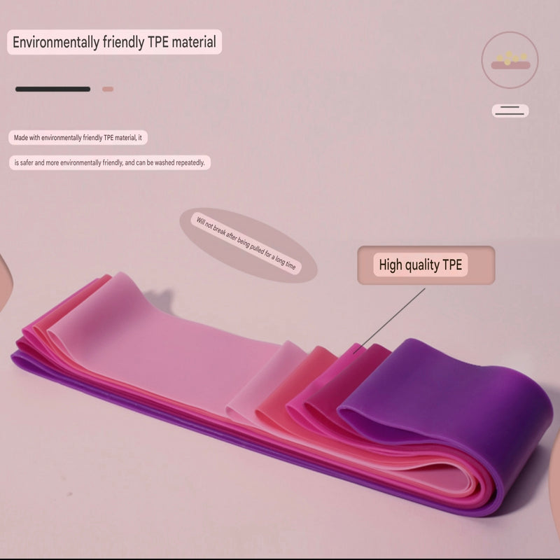 5-in-1 Resistance Loop Band with Free Pouch (X-Light, Light, Medium, Heavy, and X-Heavy)