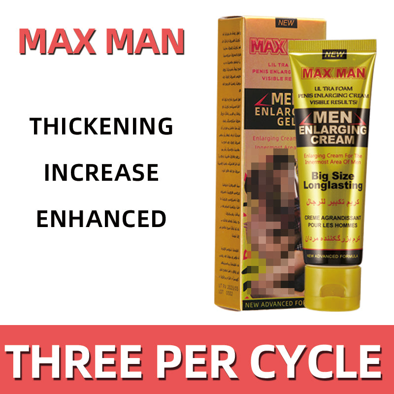 MAX MAN Penis Enlarging Cream (50g) | Topical Ointment for Bigger Dick, Longer Erection, and Sexual Excitement
