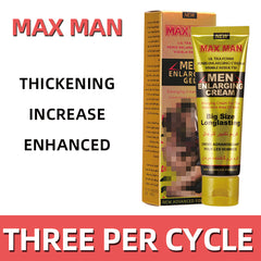 MAX MAN Penis Enlarging Cream (50g) | Topical Ointment for Bigger Dick, Longer Erection, and Sexual Excitement