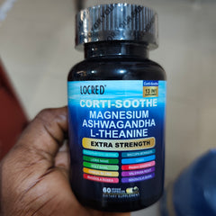 13-in-1 Corti-Soothe Magnesium Blend Capsule — Magnesium Blend (Glycinate, Oxide, & Citrate), Ashwagandha, L-Theanine, Lion's Mane Mushroom, Holy Basil, Ginkgo Biloba, Rhodiola Rosea, Bacopa Monnieri, GABA, Panax Ginseng, Valerian Root, and Magnolia Bark