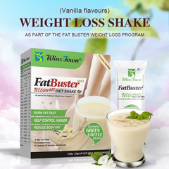 FatBuster Ultimate Diet Shake (Vanilla Flavour) | Meal Replacement and Weight Loss Shake