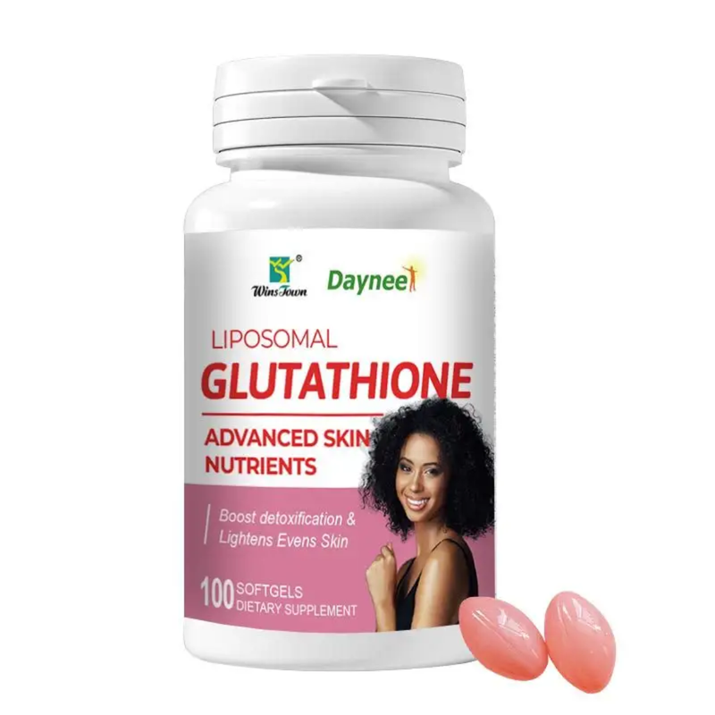 Liposomal Glutathione Capsule with Sunflower Lecithin, Vitamin E, and Riboflavin (100 softgels, 500mg L-Glutathione)