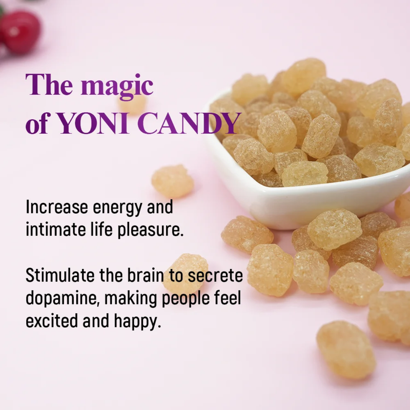 Yoni Candy (100grams, Yellow) | Sugar Lumps for Boosting Libido, Vaginal Wetness, and Sexual Pleasure