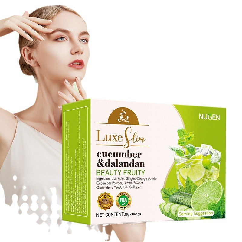 NUGEN Cucumber and Dalandan Beauty Juice with Kale, Ginger and Lemon