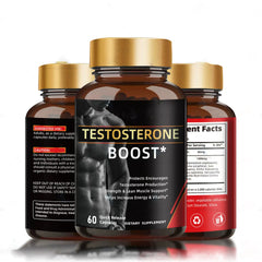 Testosterone Boost Capsules for Men (1400mg) | Dietary Supplement for Testosterone, Energy, Muscle Building, and Sexual Performance