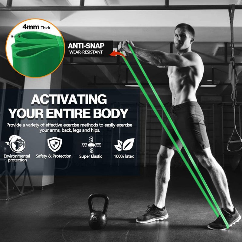 TPE Resistance Band for Fitness, Agility Training, Workout, and Yoga