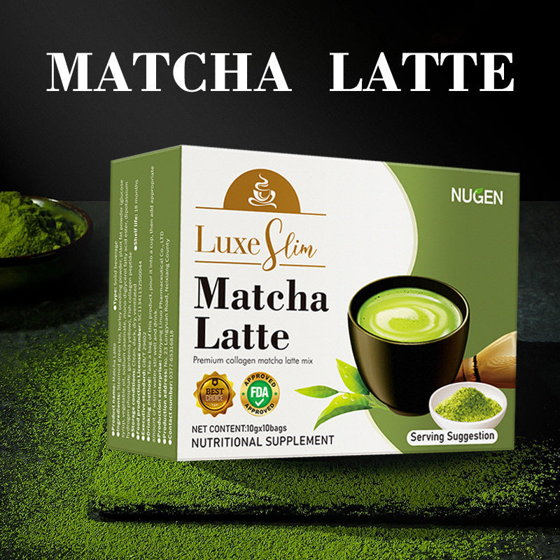 NUGEN Matcha Latte Powder with Premium Collagen